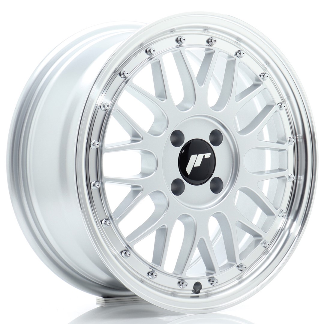 Japan Racing JR23 16x7 ET40 4x100 Hyper Silver Machined Lip