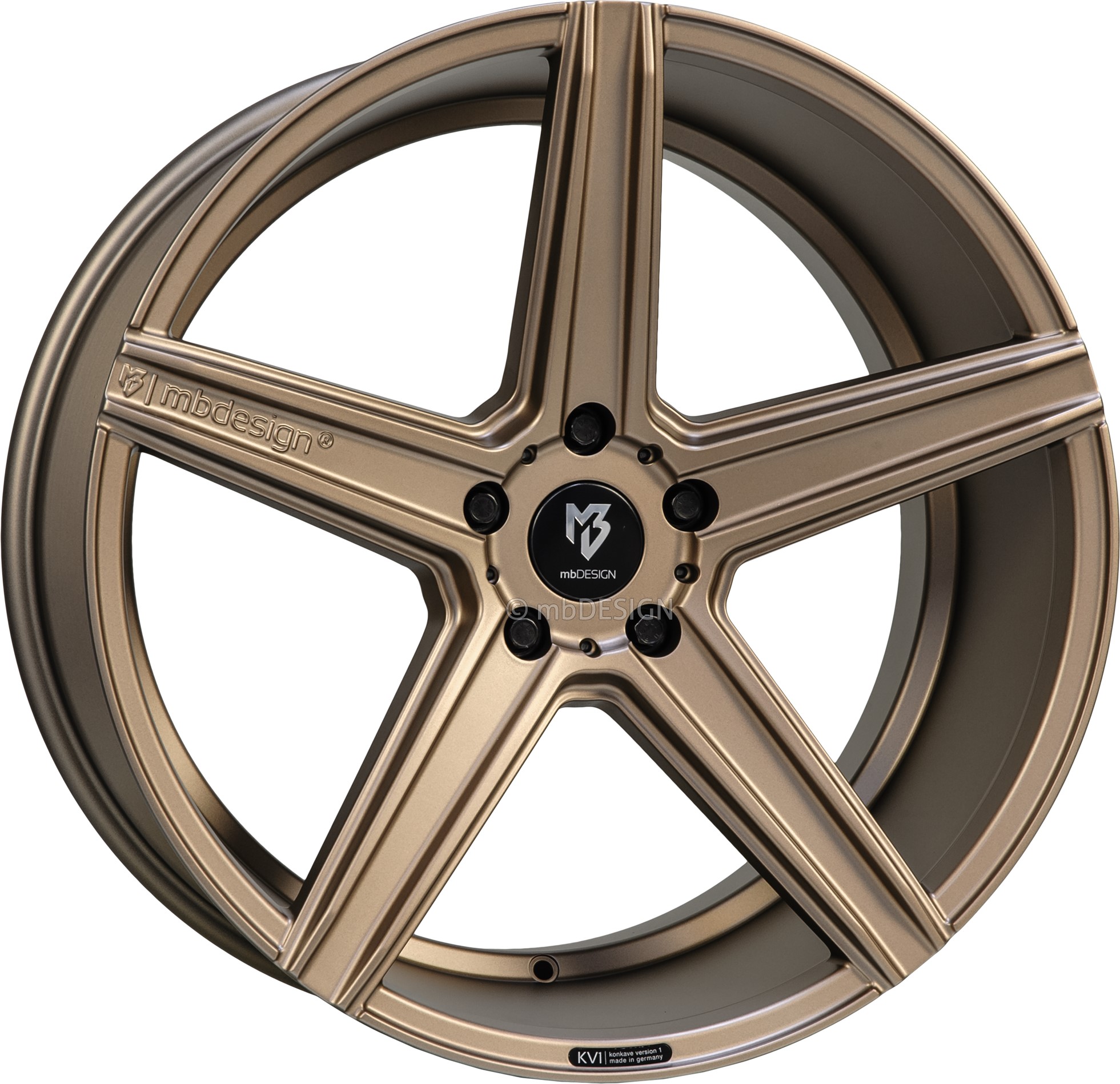 mbDESIGN KV1 22x10 ET35 5x120 Bronze Light Matt