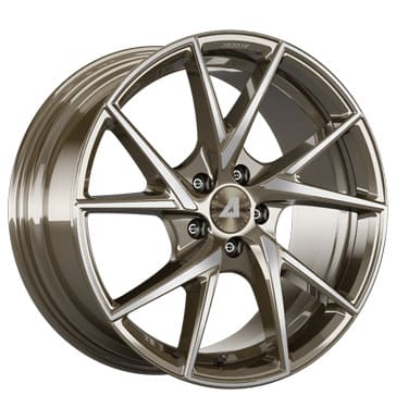 Alutex ADX01 in Metallic Bronze Frontpoliert Farbe