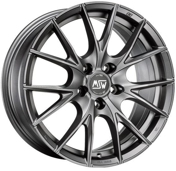 MSW 25 17x7 ET42 4x100 Matt Titane Tech