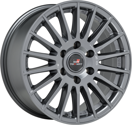 OZ RALLY DESERT TGR-WRT 18x8 ET50 6x139.7 Matt Graphite + Silver Lettering