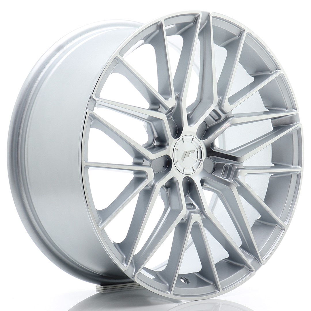 Japan Racing JR38 18x8 ET20-45 Blank (5H) Silver Machined Face