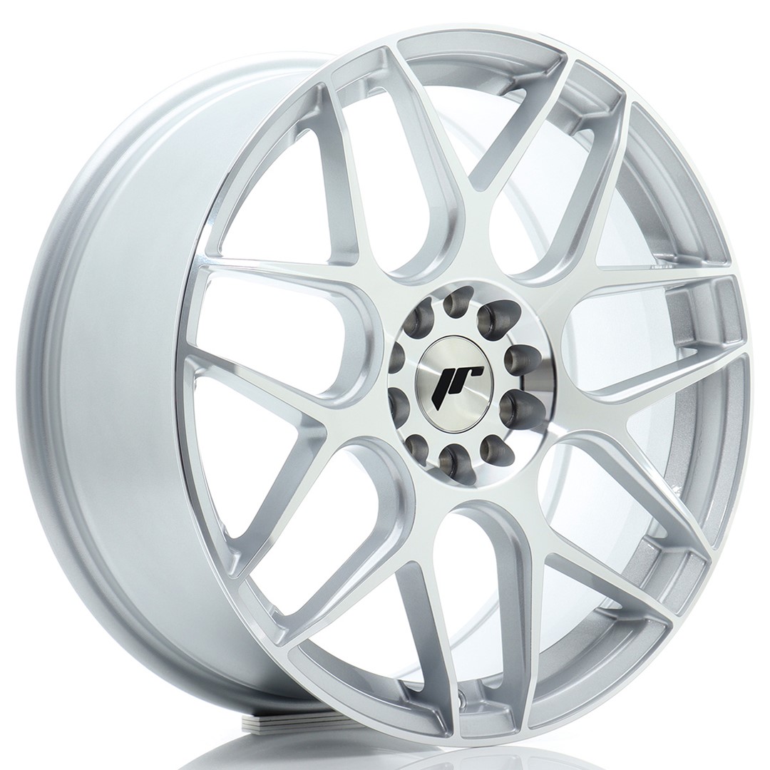 Japan Racing JR18 18x7.5 ET35 5x100/120 Silver con Faccia Lavorata