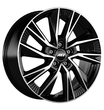 AEZ HAVANNA DARK 20x8 ET45 5x108 Black Polished