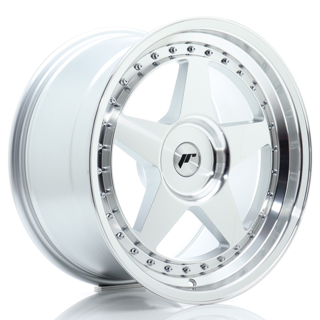 Japan Racing JR6 18x9.5 ET20-40 Blank Silver Machined Face