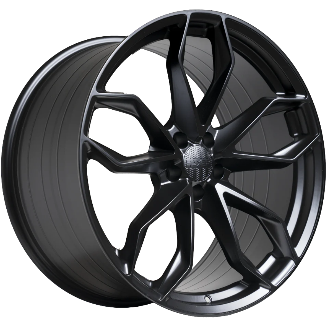 Haxer HX021 21x10 ET46 5x112 Black Half Matt