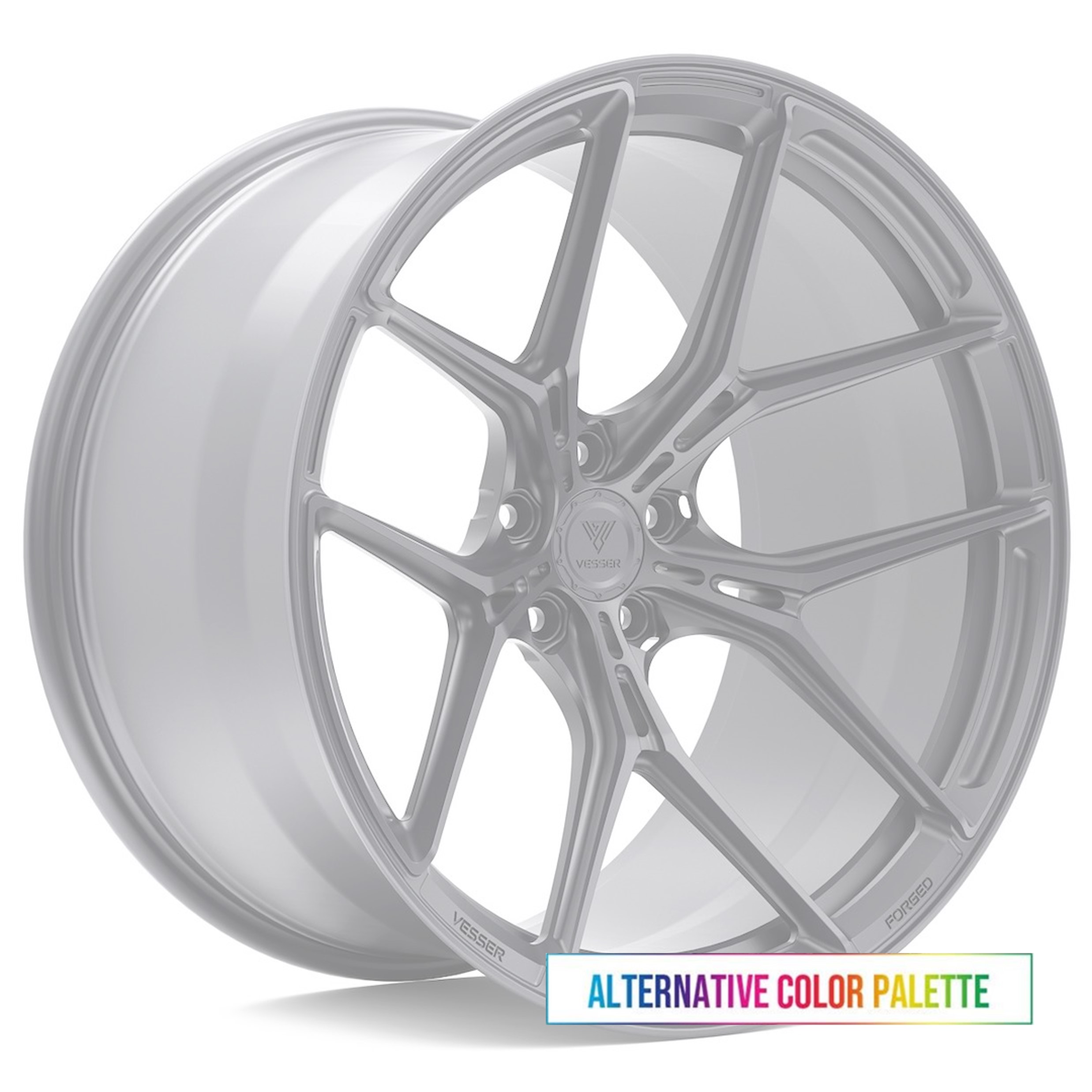 Vesser VSR7 20x10.5 ET14 5x112 Custom Finish (Farbe frei wählbar)