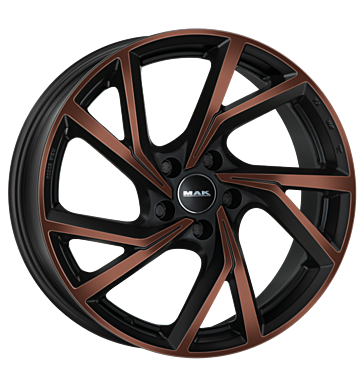 MAK KASSEL 18x8 ET43 5x112 Black & Bronze