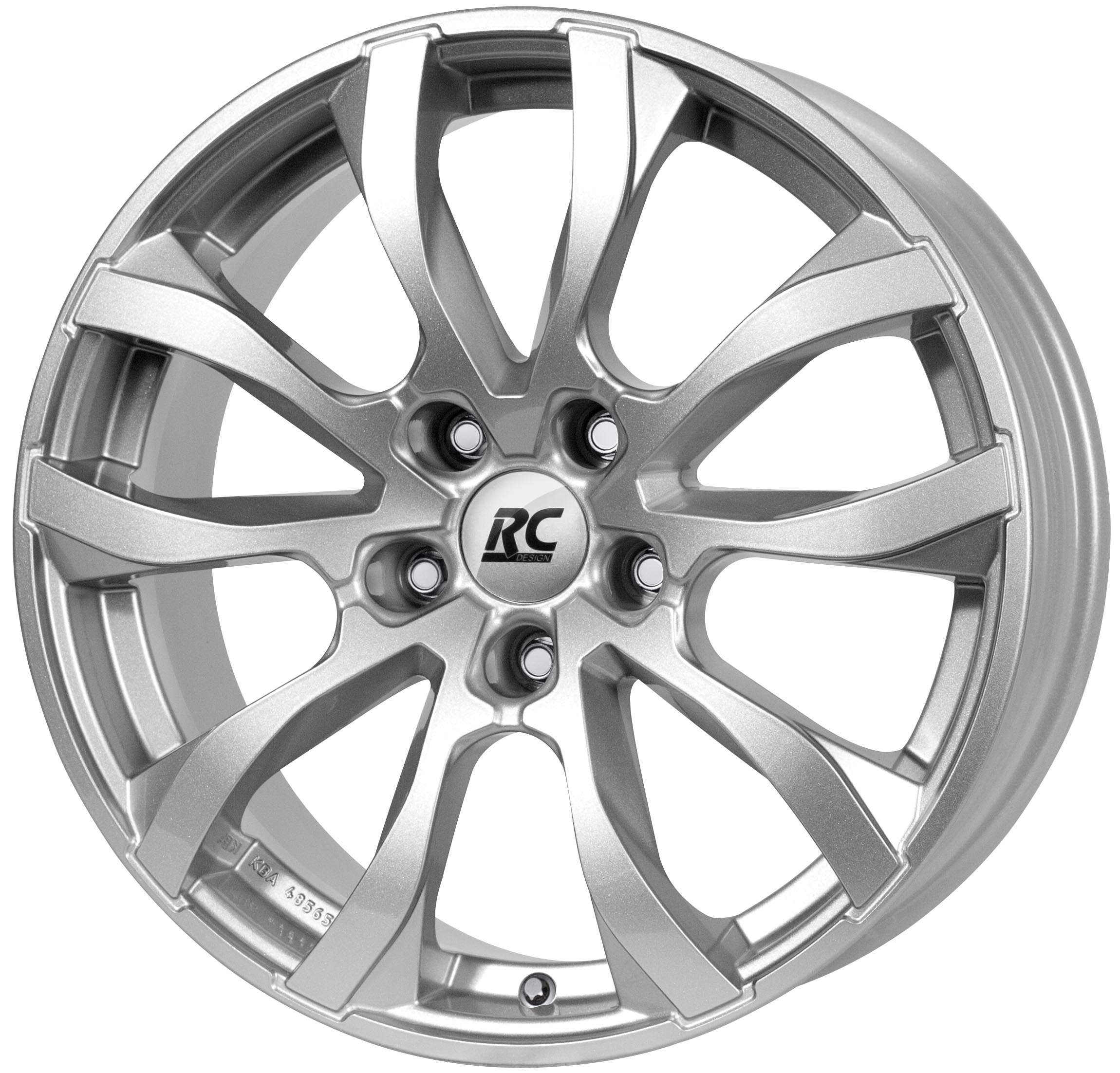RC Design RC23, 7.5x16 5x112 ET45 66.6 D7 Kristallsilber (KS)