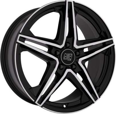 MSW 31 18x7.5 ET33 5x112 Gloss Black Full Polished