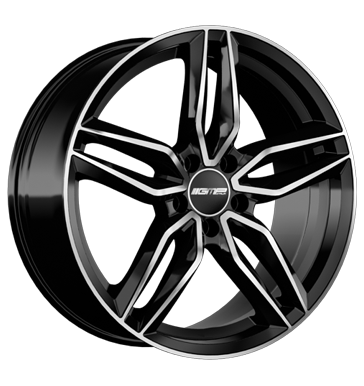 GMP FASTEN 17x7.5 ET35 5x112 Black Diamond