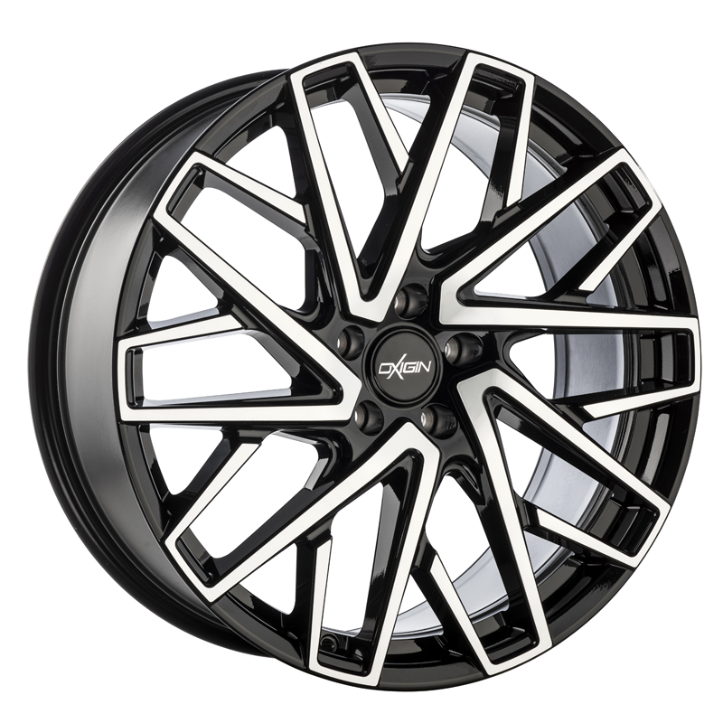 Oxigin 28 OXMOVE 20x9 ET45 5x112 Black Full Polish