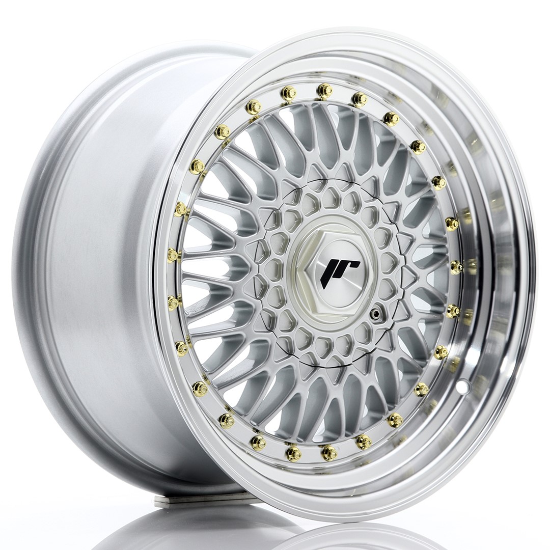 Japan Racing JR9 16x8 ET25 4x100/108 Silver Machined Lip