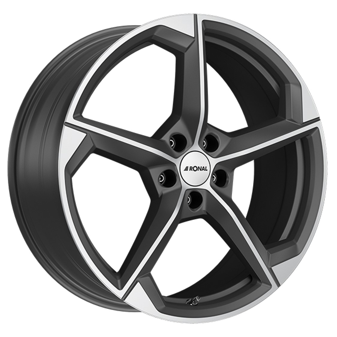 Ronal R66 19x8 ET50 5x120 Orbit Grey Matt Frontpoliert