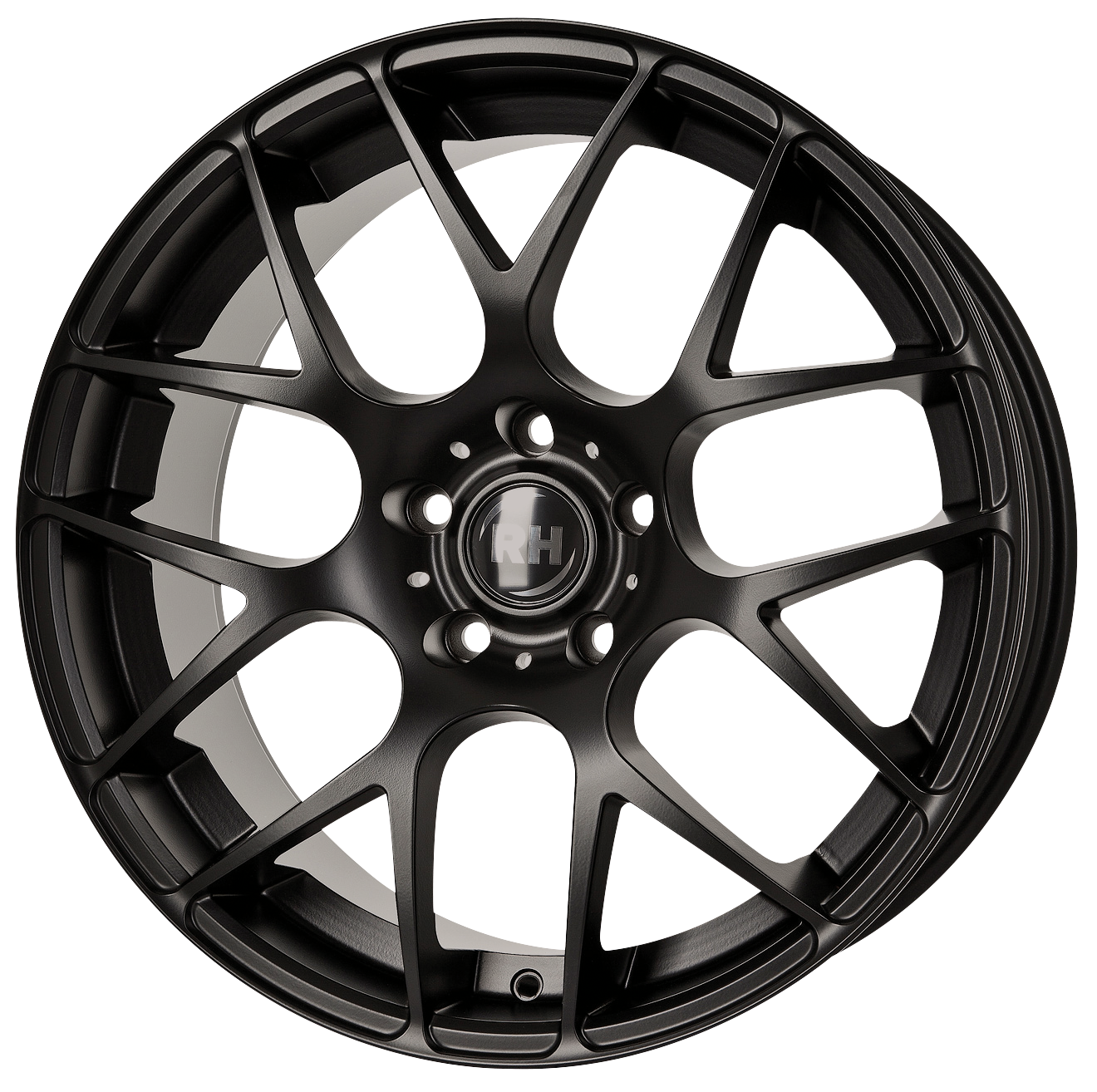 RH NBU RACE 19x9.5 ET45 5x112 Racing Schwarz Lackiert