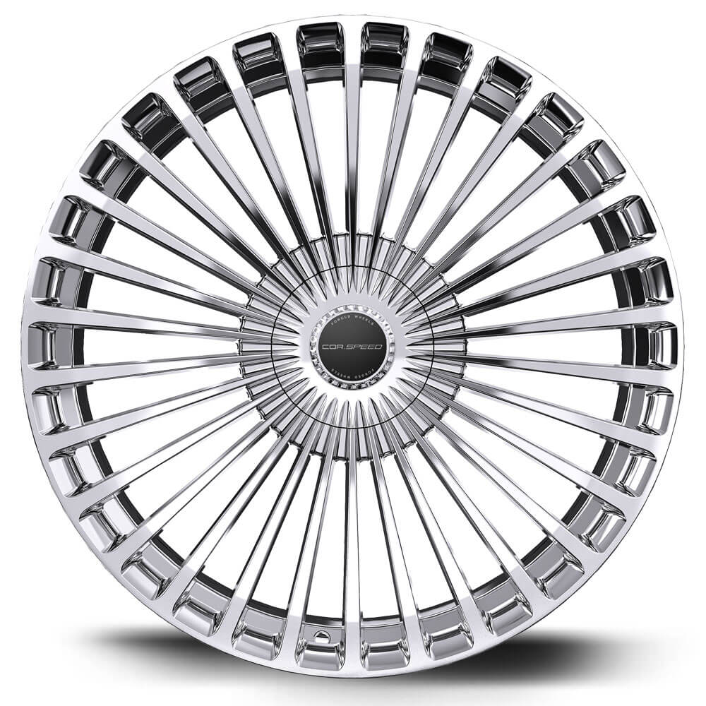Corspeed Forged F04 24x14 ET und LK frei wählbar, Full Polished 2