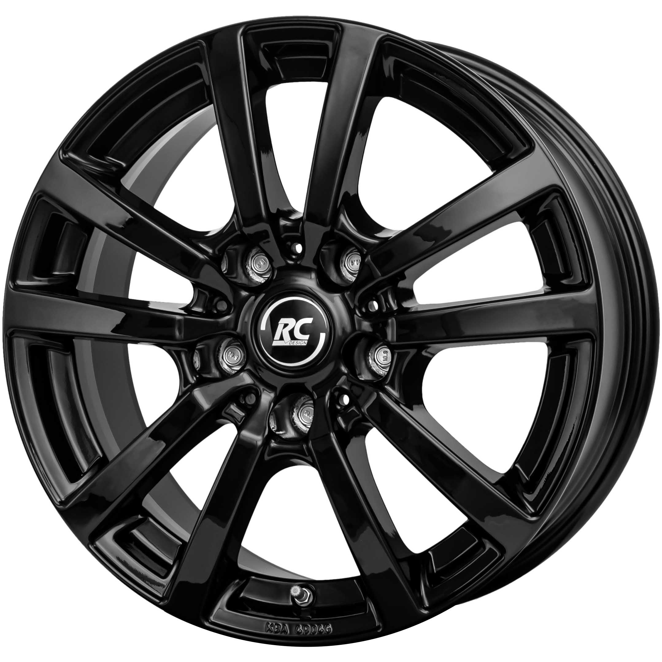 RCDesign RC25 17x7.5 ET44.5 5x127 Schwarz Glanz (SG)