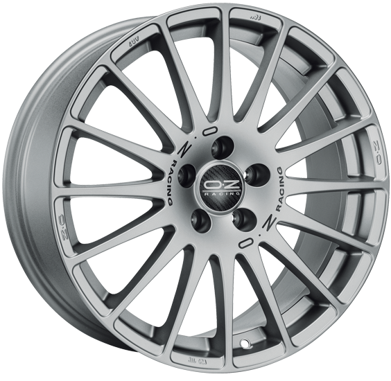 OZ SUPERTURISMO GT 15X6.5 ET35 5X100 GRIGIO CORSA BLACK LETTERING