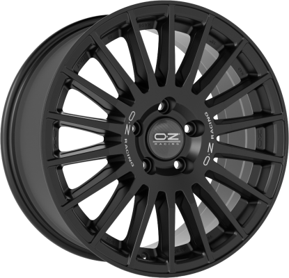 OZ RALLY DESERT 18x8 ET48 6x139.7 Matt Black Silver Lettering