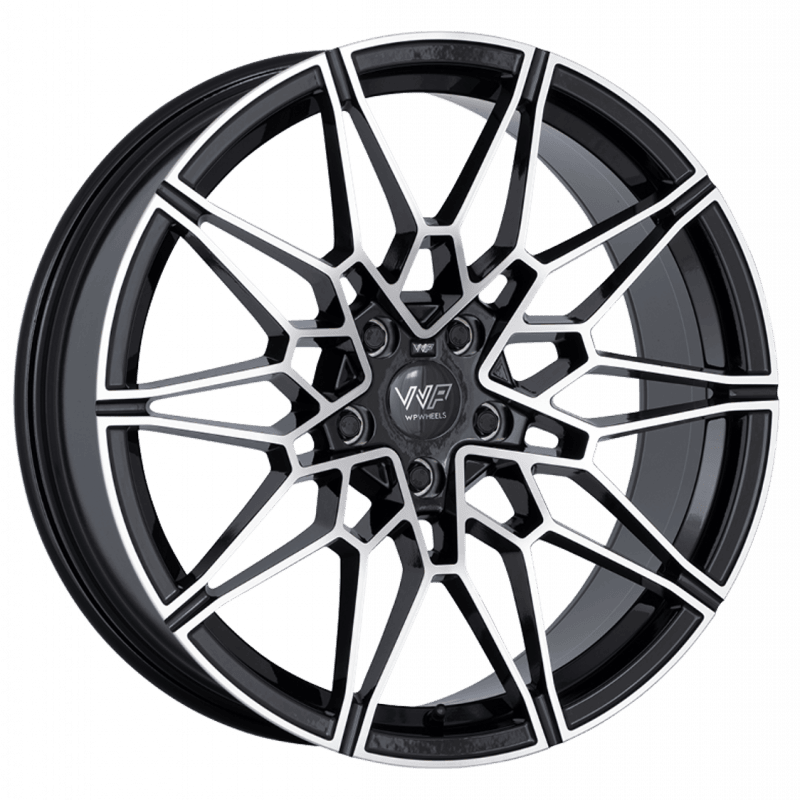 WP Wheels 877 in Glanz Schwarz Frontpoliert Farbe