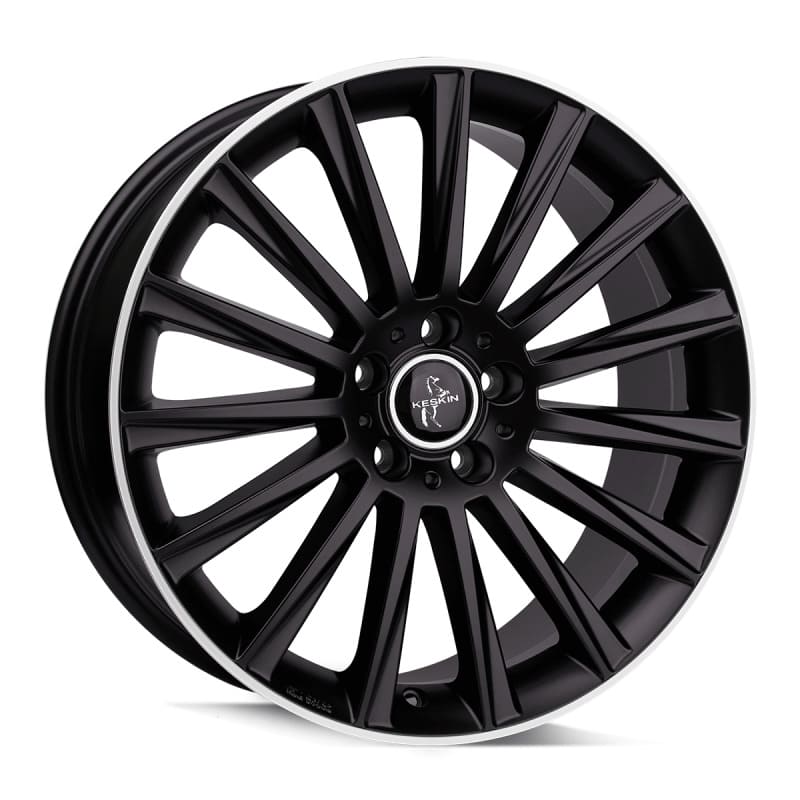 Keskin KT18 Turbo in Matt Black Lip Polish Farbe
