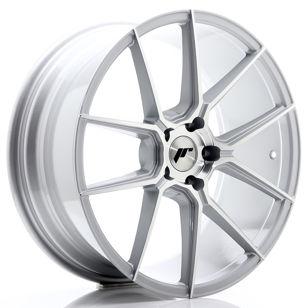Japan Racing JR30 20x8.5 ET40 5x112 Silver Machined Face