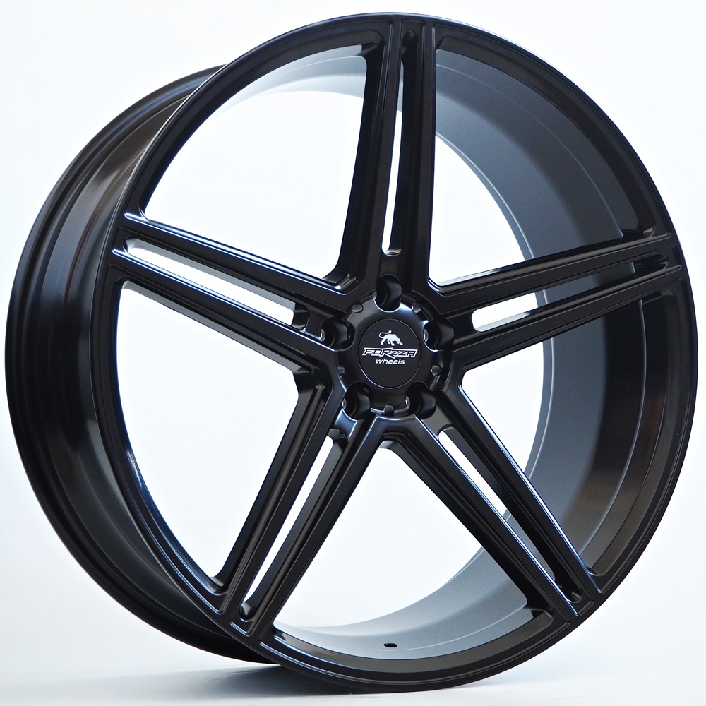 Forzza Wheels BOSAN 22x9 ET25 5x112 Satin Black