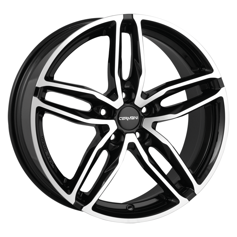 Carmani 13 TWINMAX 18x8 ET35 5x114.3 Black Polish