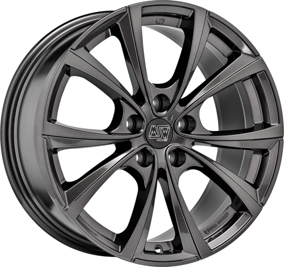 MSW 27T 18x8.5 ET40 5x114.3 Gris foncé brillant