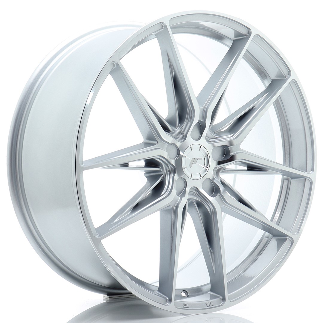 Japan Racing JR44 21x9.5 ET20-45 Argent Finition Diamantée (ET et entraxe sélectionnables)