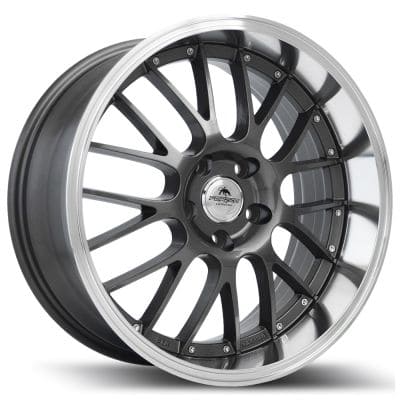 Forzza Wheels Reiven in Gun/Lip Machined Farbe