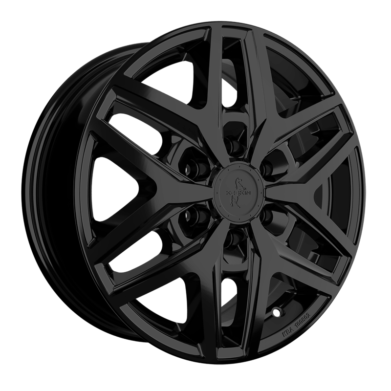 Keskin KT C1-6L 16x6.5 ET49 6x120 Nero Verniciato