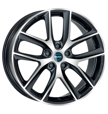 MAK VOLTAGE 19x8.5 ET38 5x114.3 Black Mirror