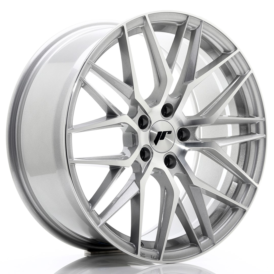Japan Racing JR28 19x8.5 ET40 5x112 Silver Machined Face