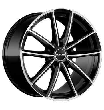 GMP TITAN 22x11.5 ET52 5x130 Noir Diamant