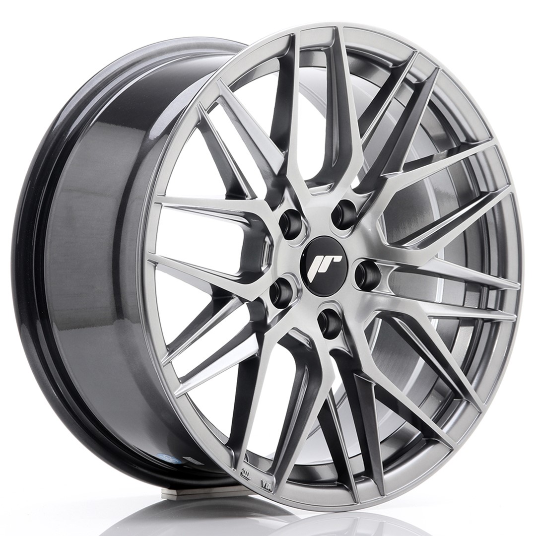 Japan Racing JR28 17x8 ET35 5x100 Hyper Black