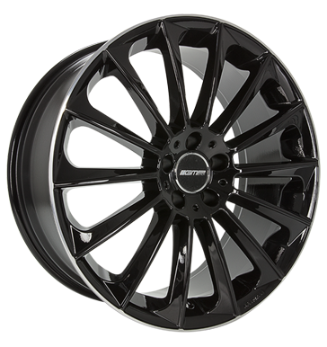 GMP STELLAR 17x7.5 ET35 5x112 Black Diamond Lip