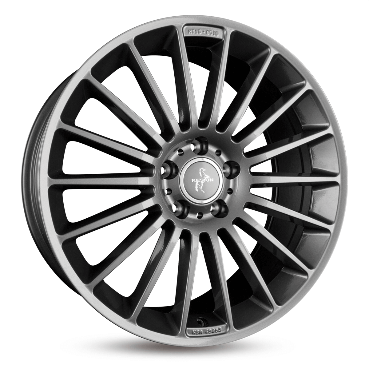 Keskin Wheels KT15 19X8.5 ET45 5X112 PALLADIUM PAINTED