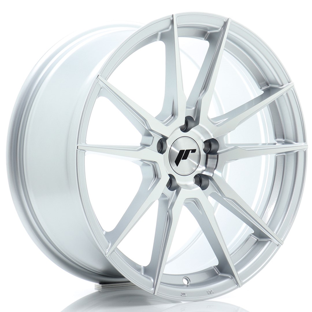 Japan Racing JR21 18x8.5 ET45 5x112 Silver con finitura diamantata
