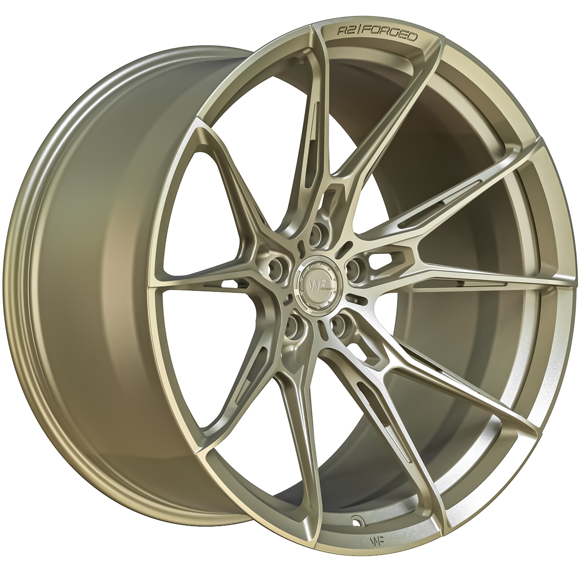 Wheelforce Wheels R.2-FG 22x11.5 ET20 5x132 Light Gold
