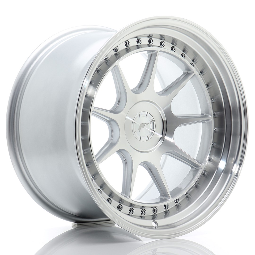 Japan Racing JR47 18x10.5 ET15-22 Blank (5H) Silver Machined Face