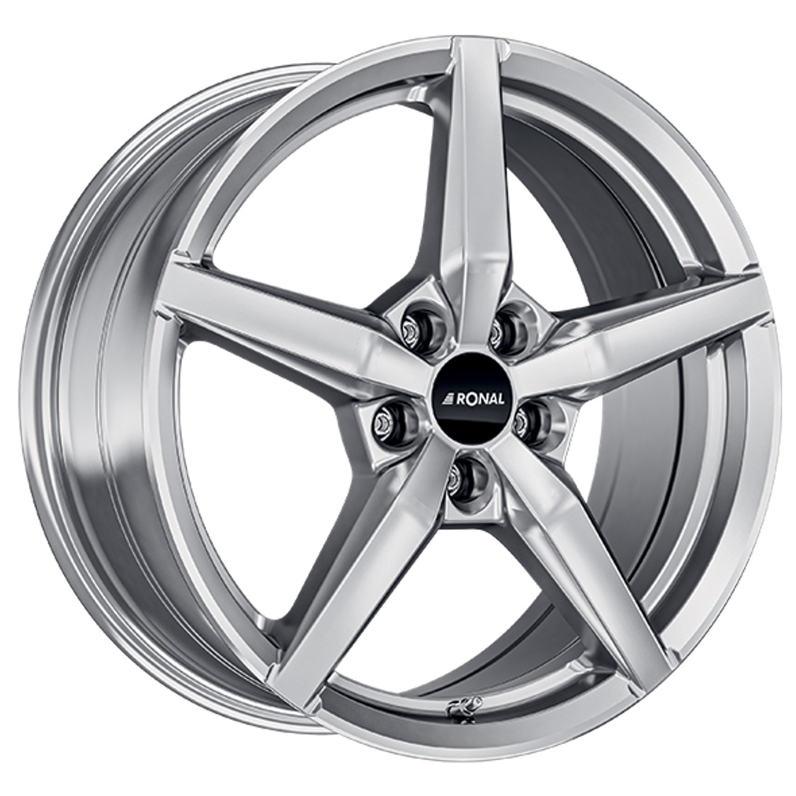 Ronal R69 17x7.5 ET55 5x120 Platinum Silver