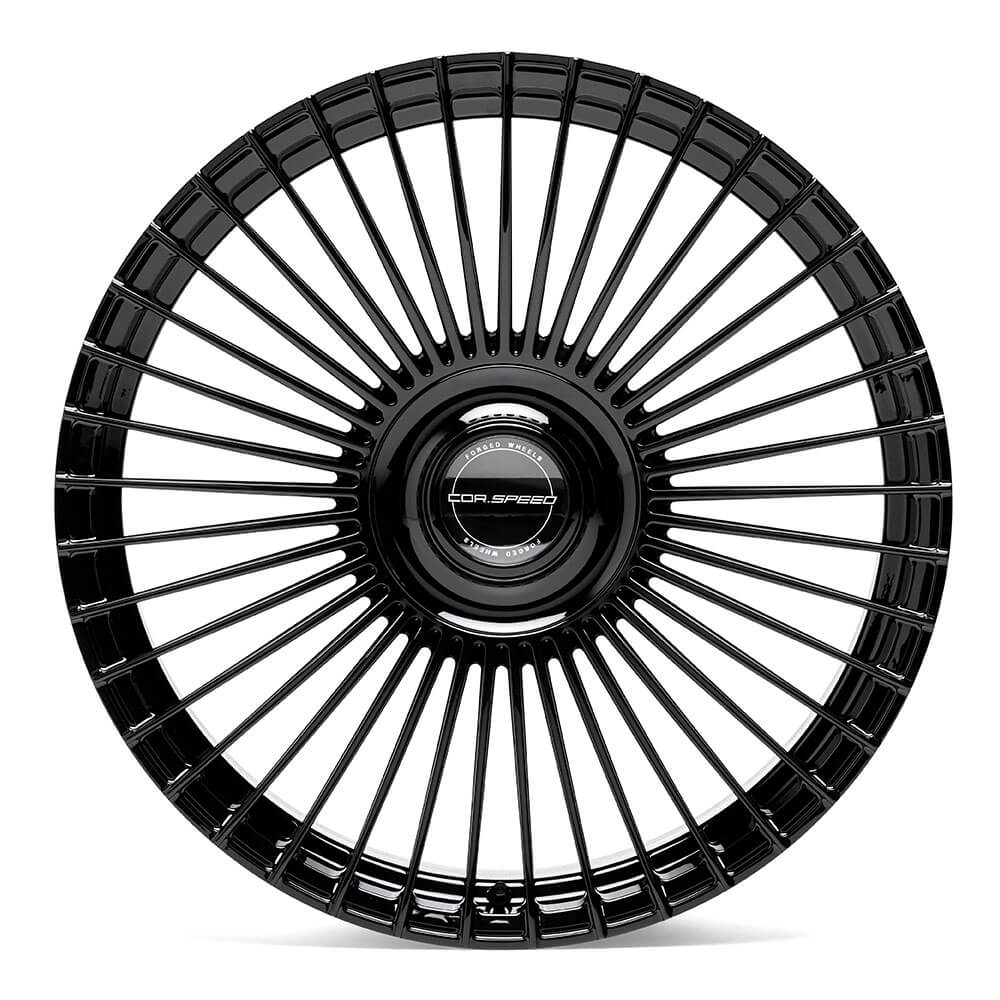 Corspeed Forged F03 24x14 ET und LK frei wählbar, Higloss Black 2