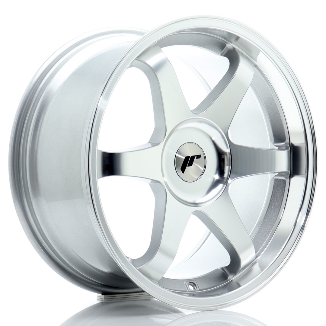 Japan Racing JR3 18x9 ET15-40 Silver Machined Face (ET und LK frei wählbar)