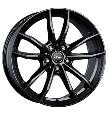 Rial X12X 19x8.5 ET40 5x112 Diamant Schwarz