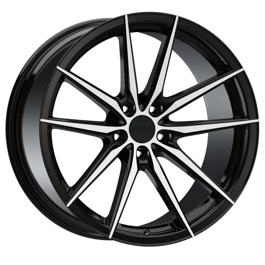 Arceo MONACO 18x8 ET33 5x108 Black Diamond