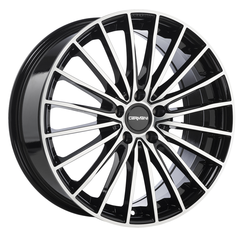 Carmani 24 KARL 18x8 ET43 5x112 Black Polish