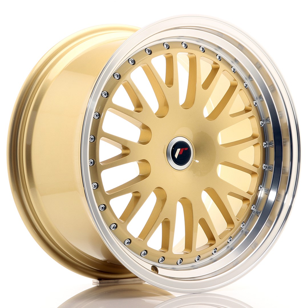 Japan Racing JR10 19x9.5 ET20-35 Blank Gold Machined Lip
