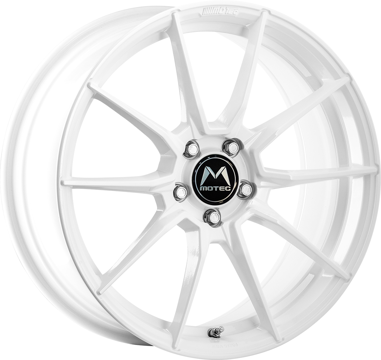Motec MCR2-ULTRALIGHT 19x8.5 ET43 5x112 Weiss Lackiert
