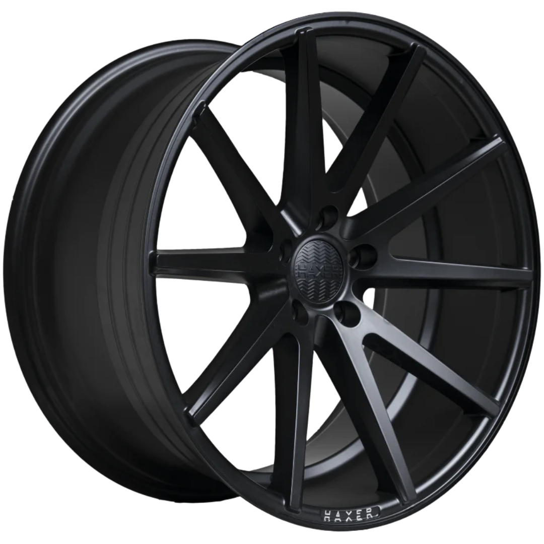 Haxer HX014 19x9.5 ET35 5x114.3 Black Half Matt